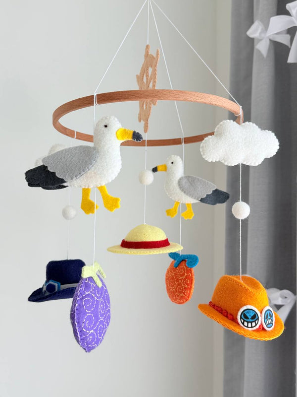 Pirate Brothers Baby Mobile
