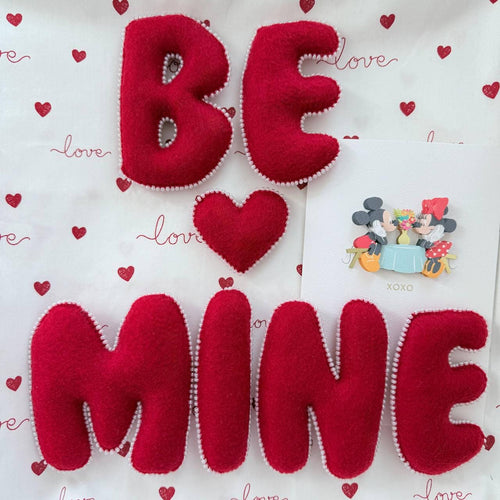 Handmade felt Valentine's Heart Banner garland
