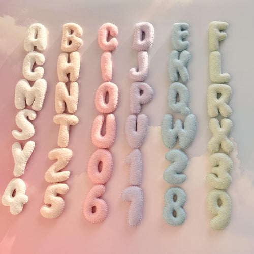 Alphabet Letter Number SVG Cut File — digital sewing pattern