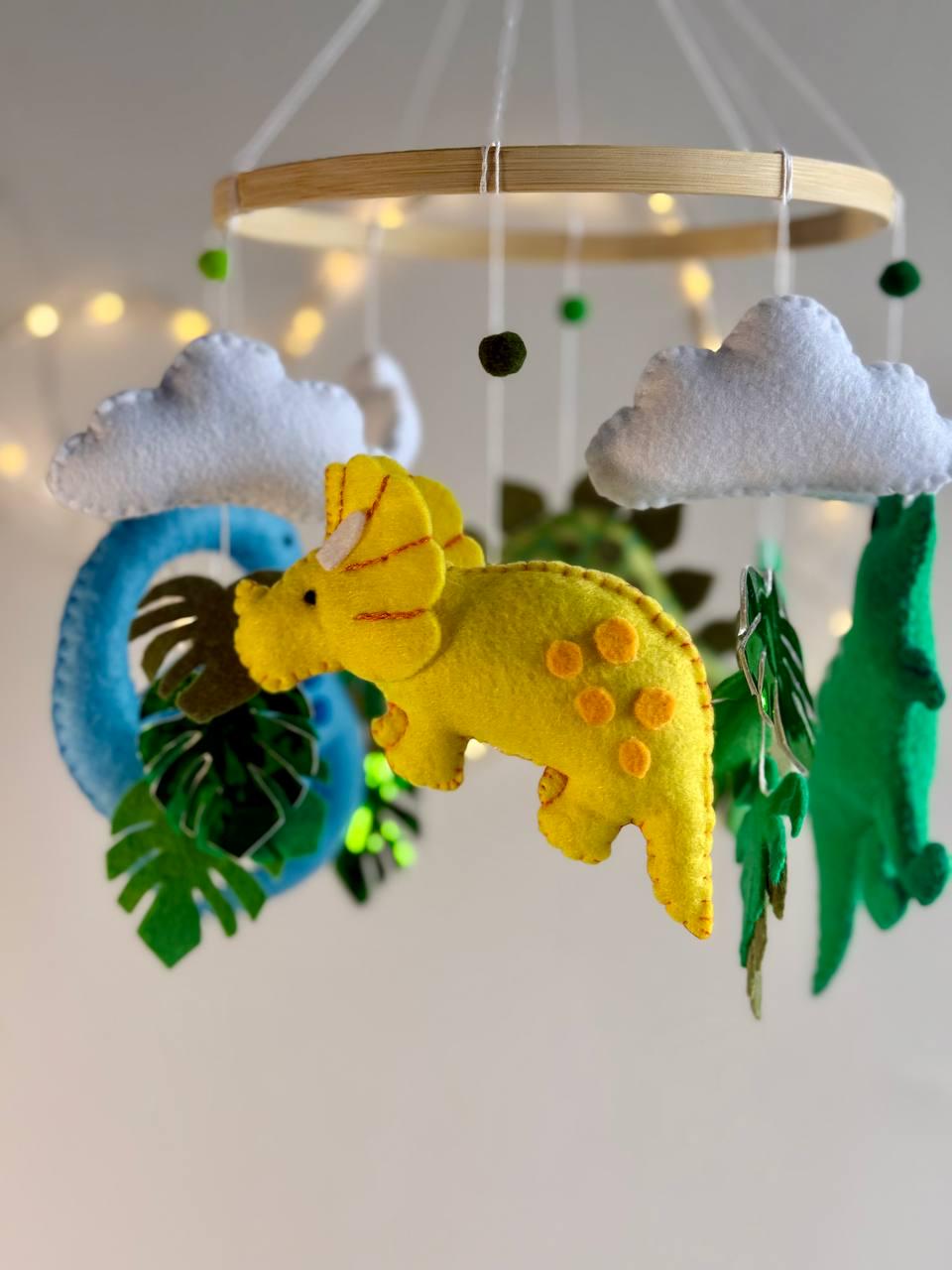 Dinosaur-Themed  Baby Mobile