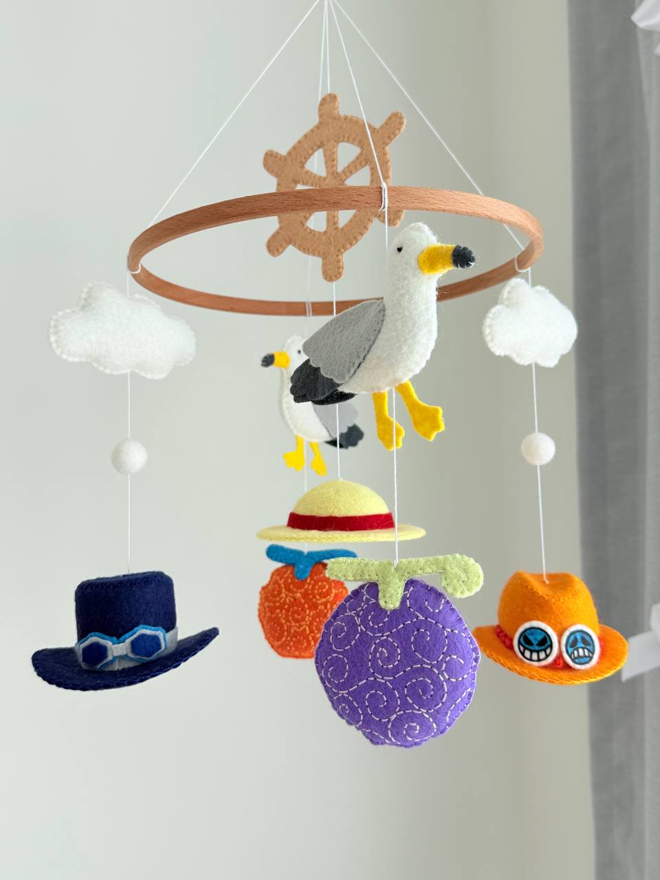 Pirate Brothers Baby Mobile