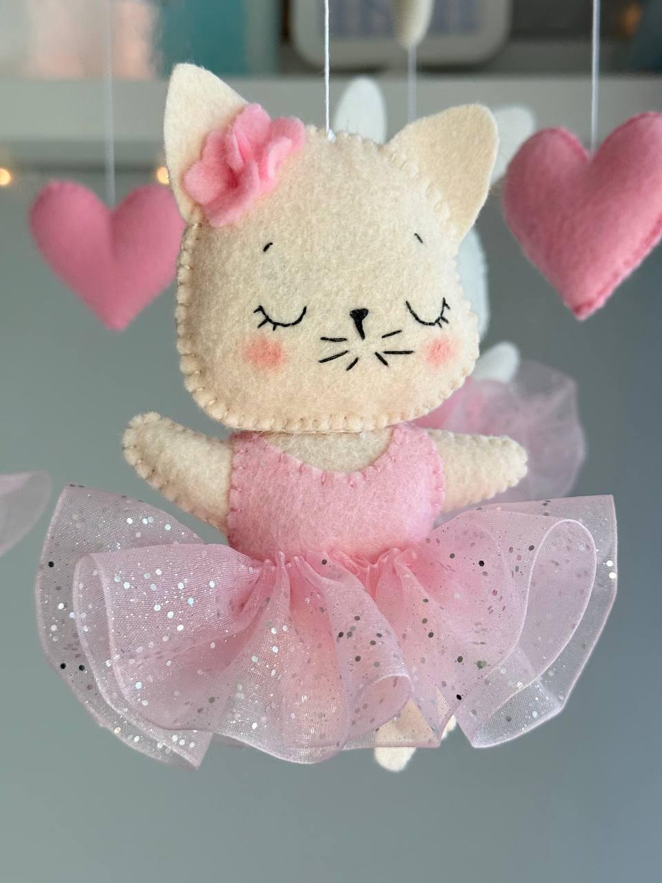 Fairy Tale Ballet  – Handmade Felt Baby Mobile