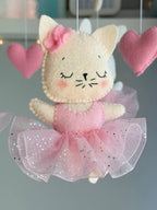 Fairy Tale Ballet  – Handmade Felt Baby Mobile