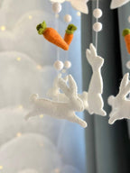 Bunny with Carrots Baby Mobile