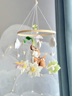 Woodland Baby Mobile – Deer Nursery Decor