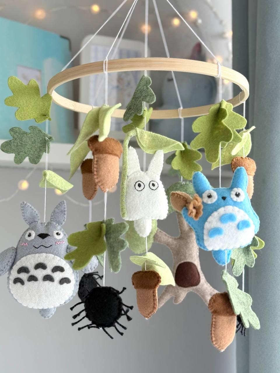 Totoro Inspired Baby Mobile