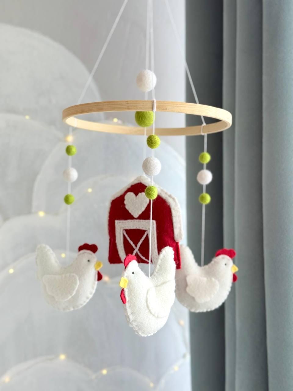 Farmhouse Baby Mobile