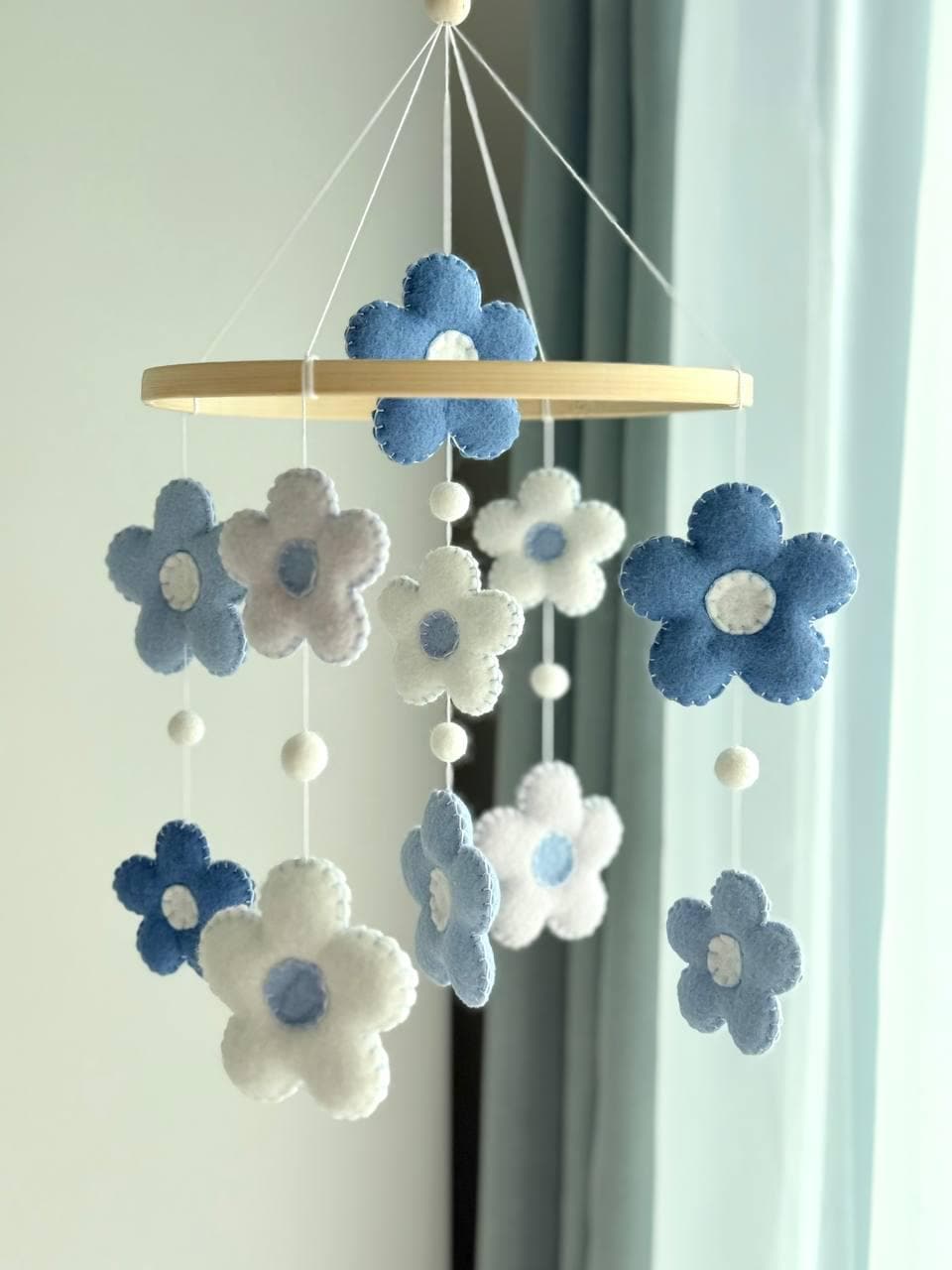 Felt Floral Baby Mobile