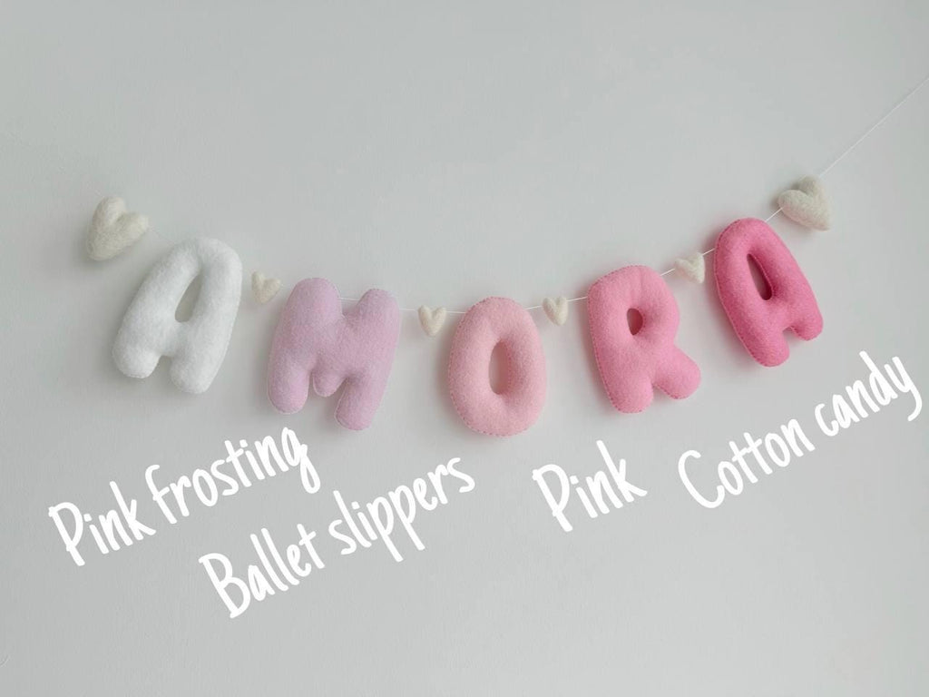 Personalized Felt Name Banner