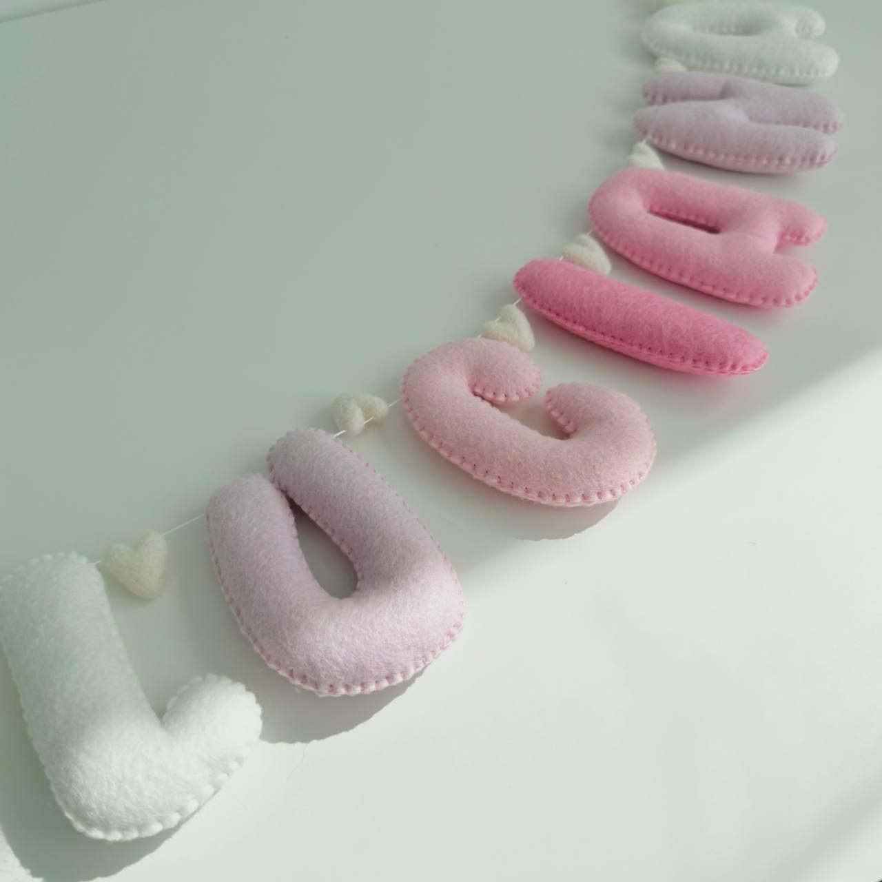 Personalized Felt Name Banner