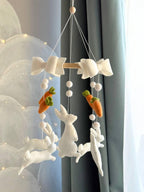 Bunny with Carrots Baby Mobile