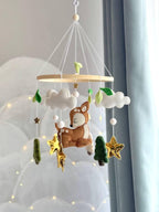 Woodland Baby Mobile – Deer Nursery Decor