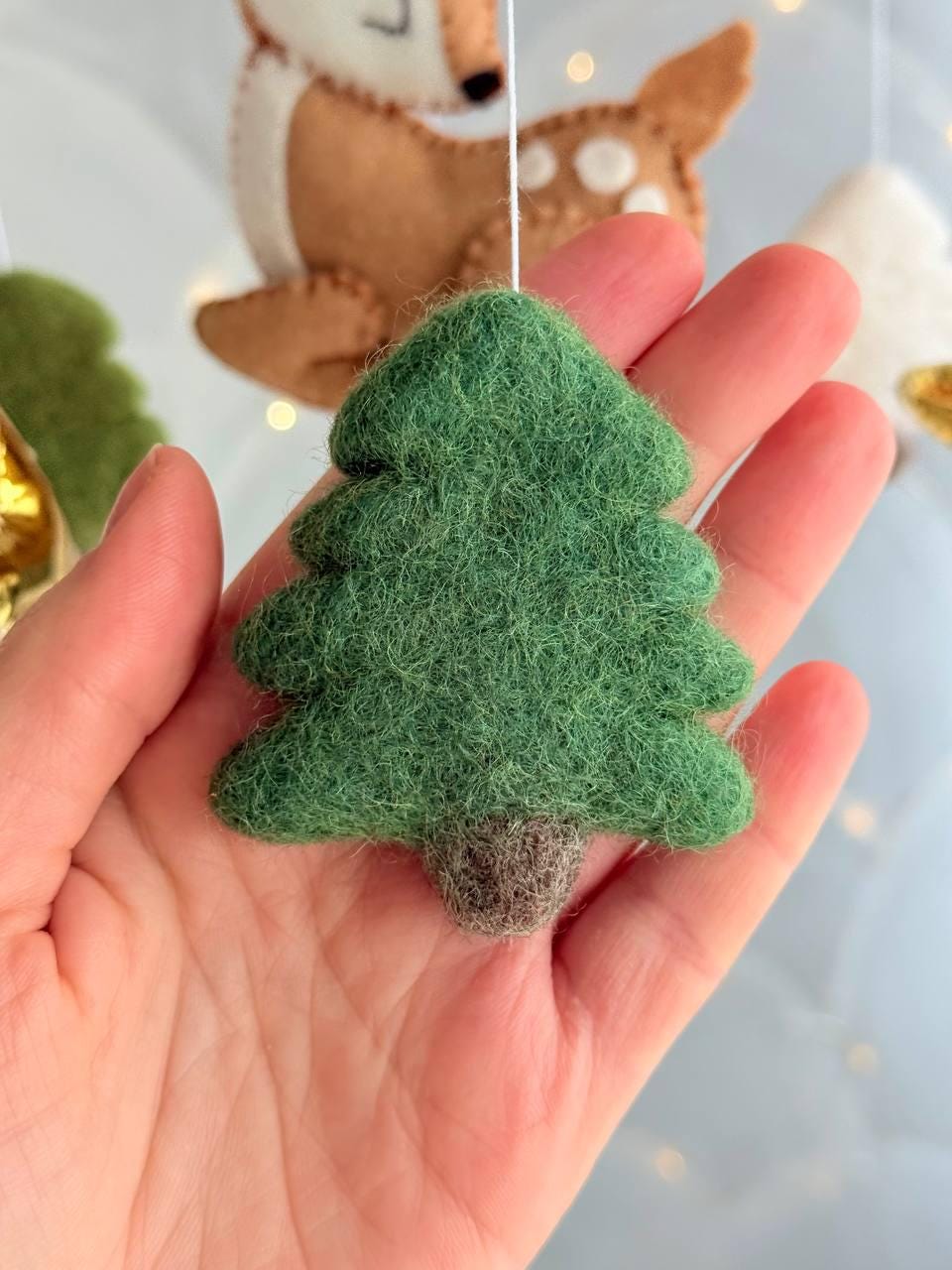 Woodland Baby Mobile – Deer Nursery Decor