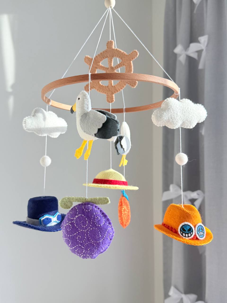 Pirate Brothers Baby Mobile