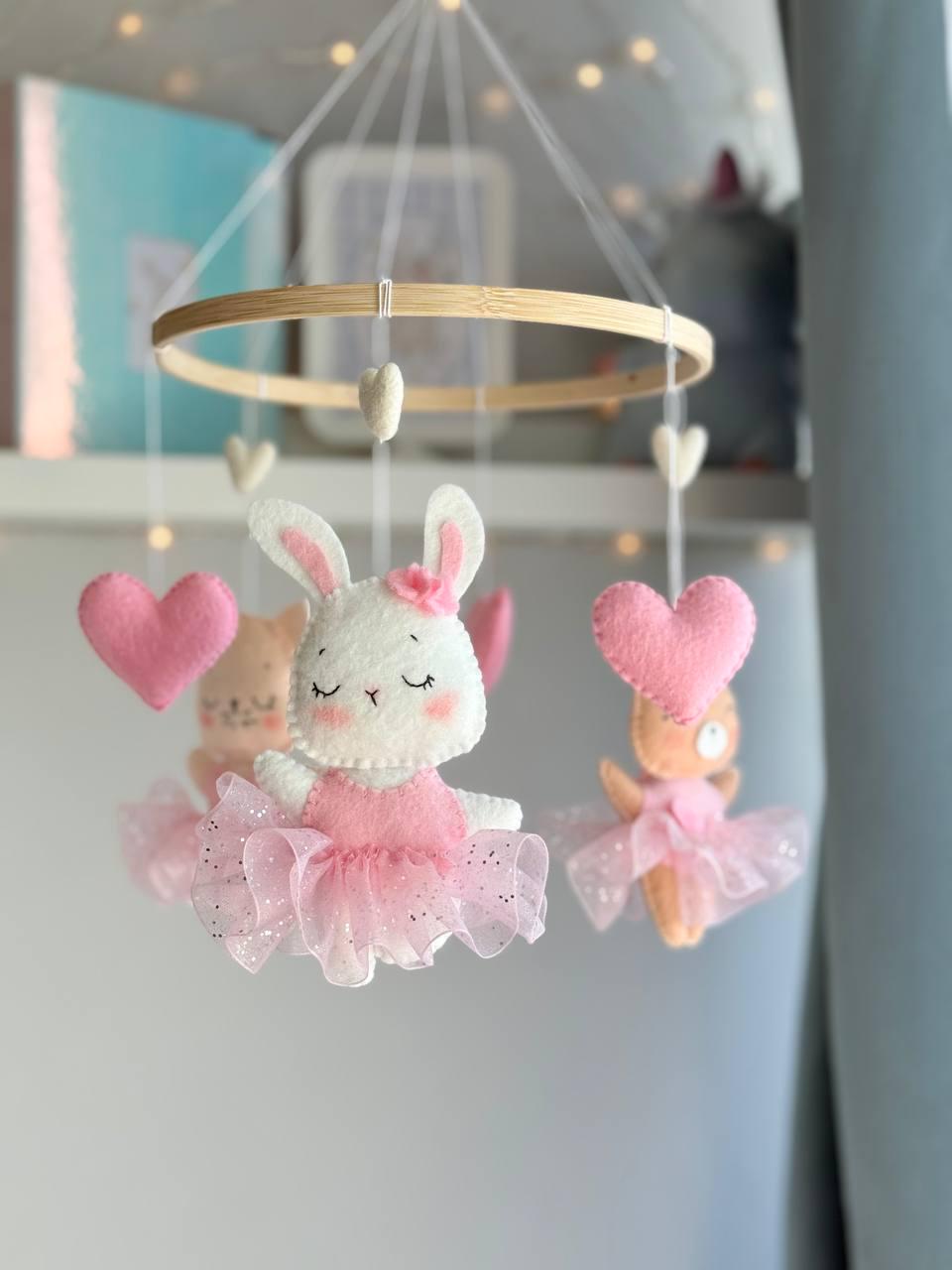 Fairy Tale Ballet  – Handmade Felt Baby Mobile