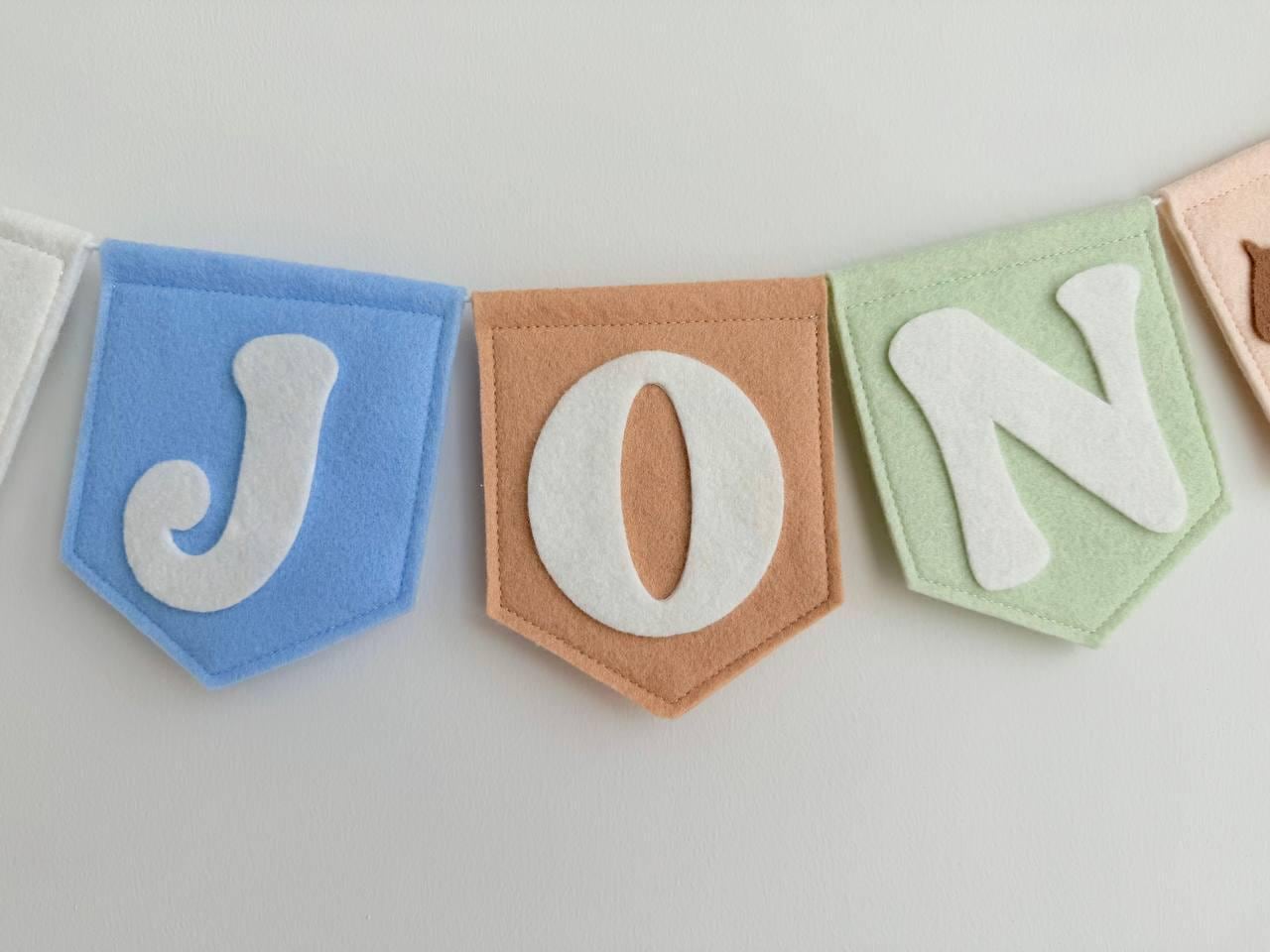 Personalized Felt Name Banner