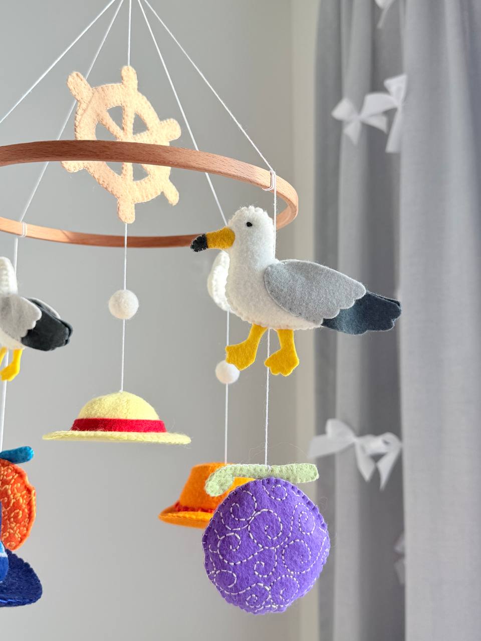 Pirate Brothers Baby Mobile