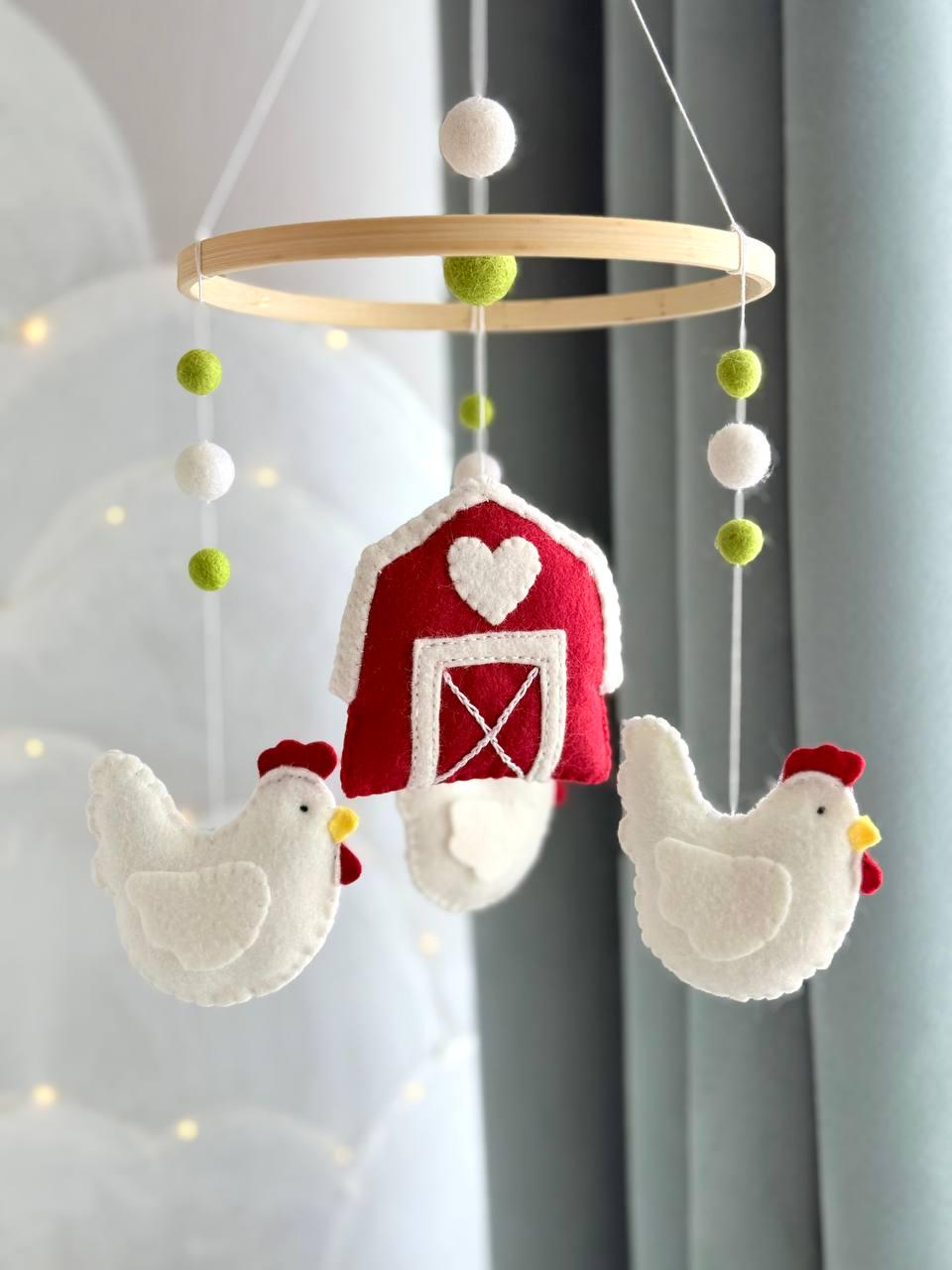Farmhouse Baby Mobile