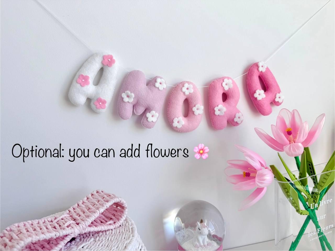 Personalized Felt Name Banner