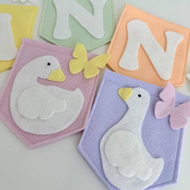 Personalized Felt Name Banner