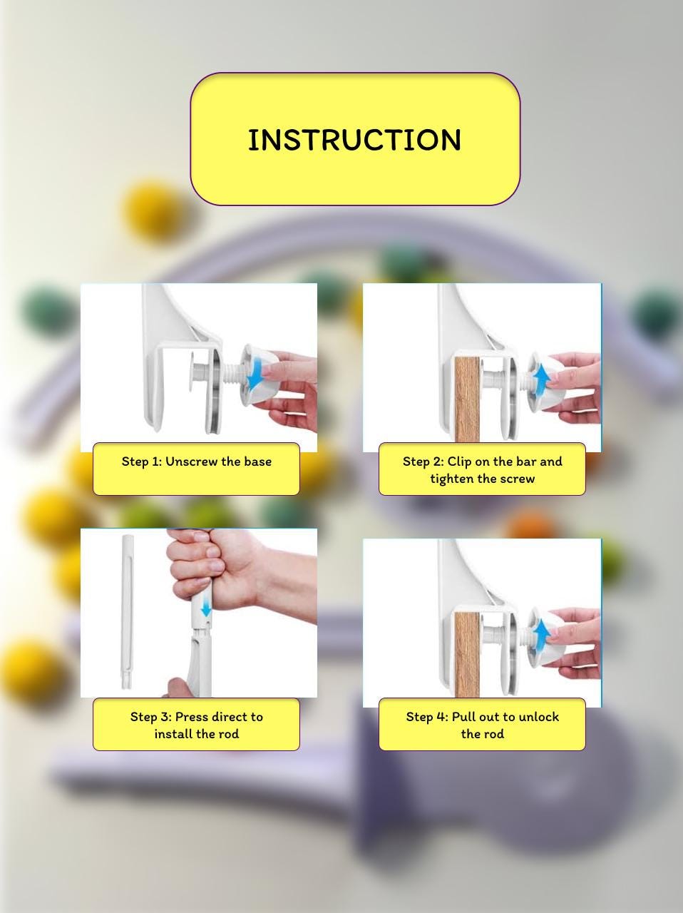 Universal Baby Mobile Holder – Sturdy & Easy to Install