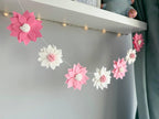 Floral Banner – Handmade Felt Baby Banner