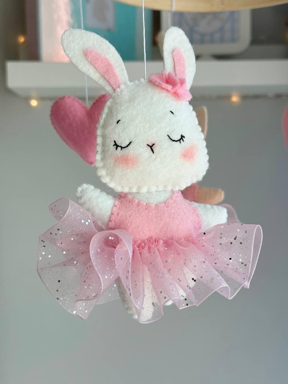 Fairy Tale Ballet  – Handmade Felt Baby Mobile