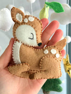 Woodland Baby Mobile – Deer Nursery Decor