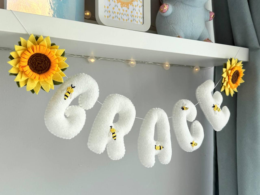 Name Banner — Sunflower