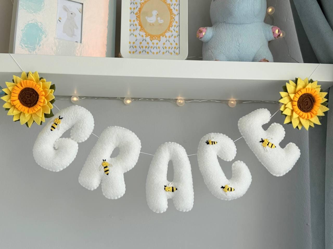 Name Banner — Sunflower