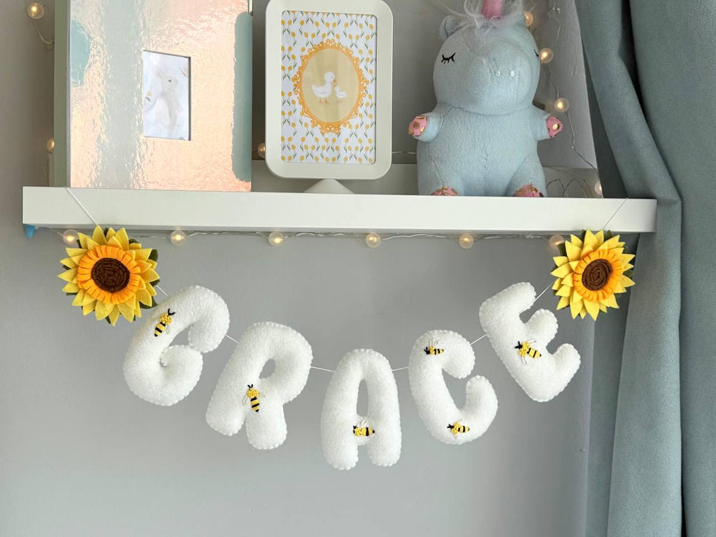 Name Banner — Sunflower