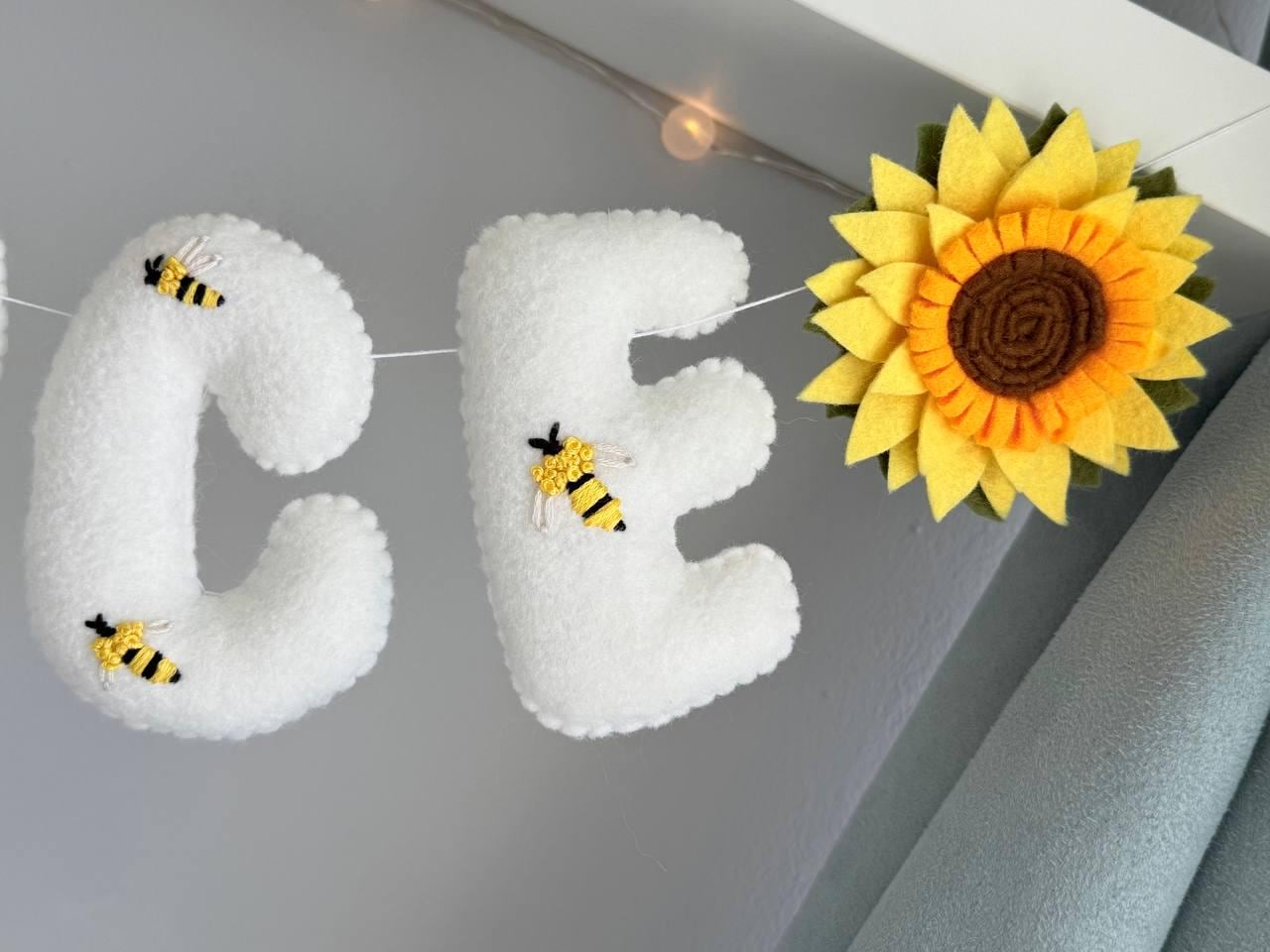 Name Banner — Sunflower