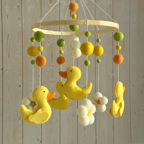 Yellow Duck Baby Mobile
