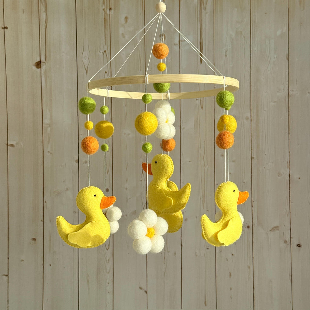Yellow Duck Baby Mobile