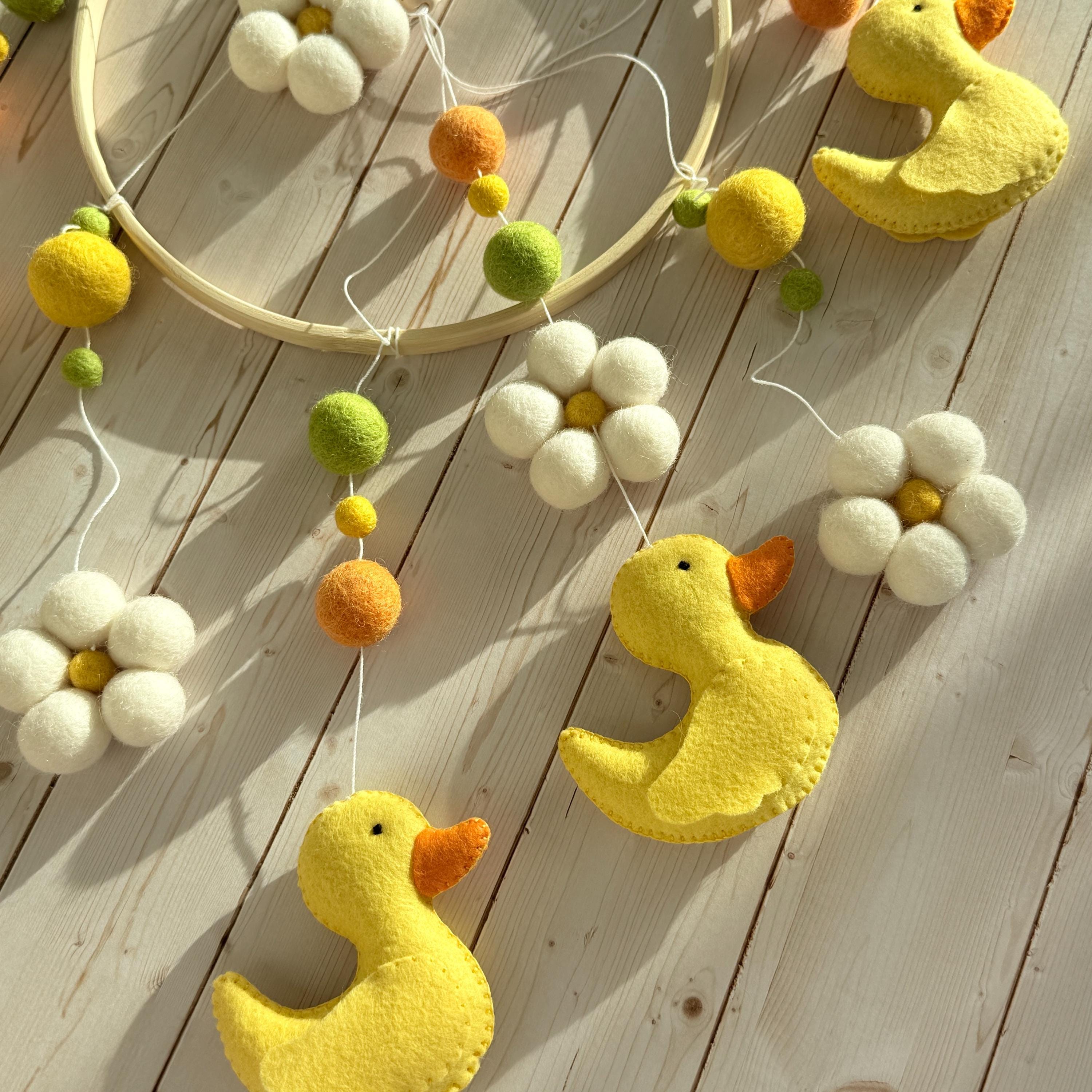 Yellow Duck Baby Mobile