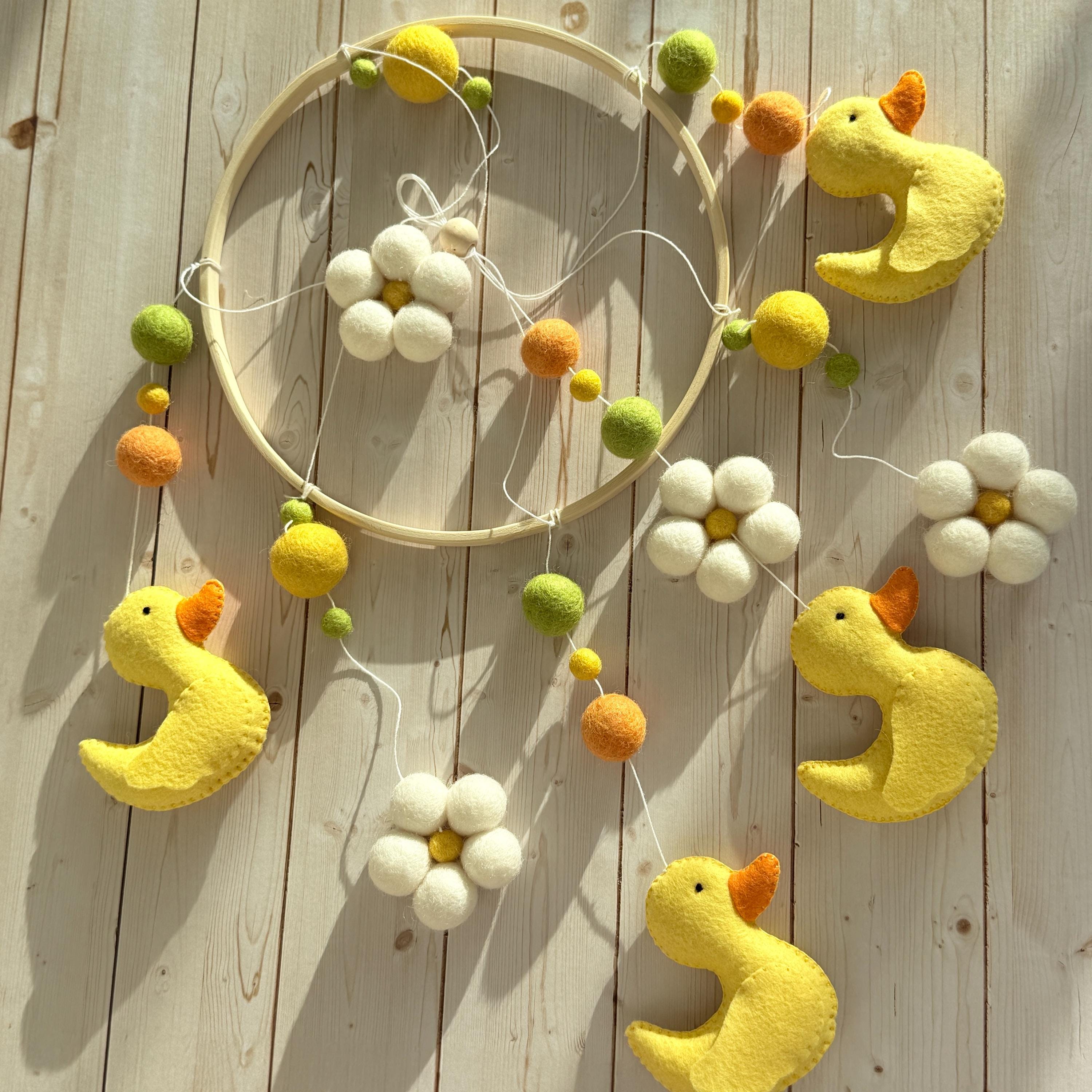 Yellow Duck Baby Mobile