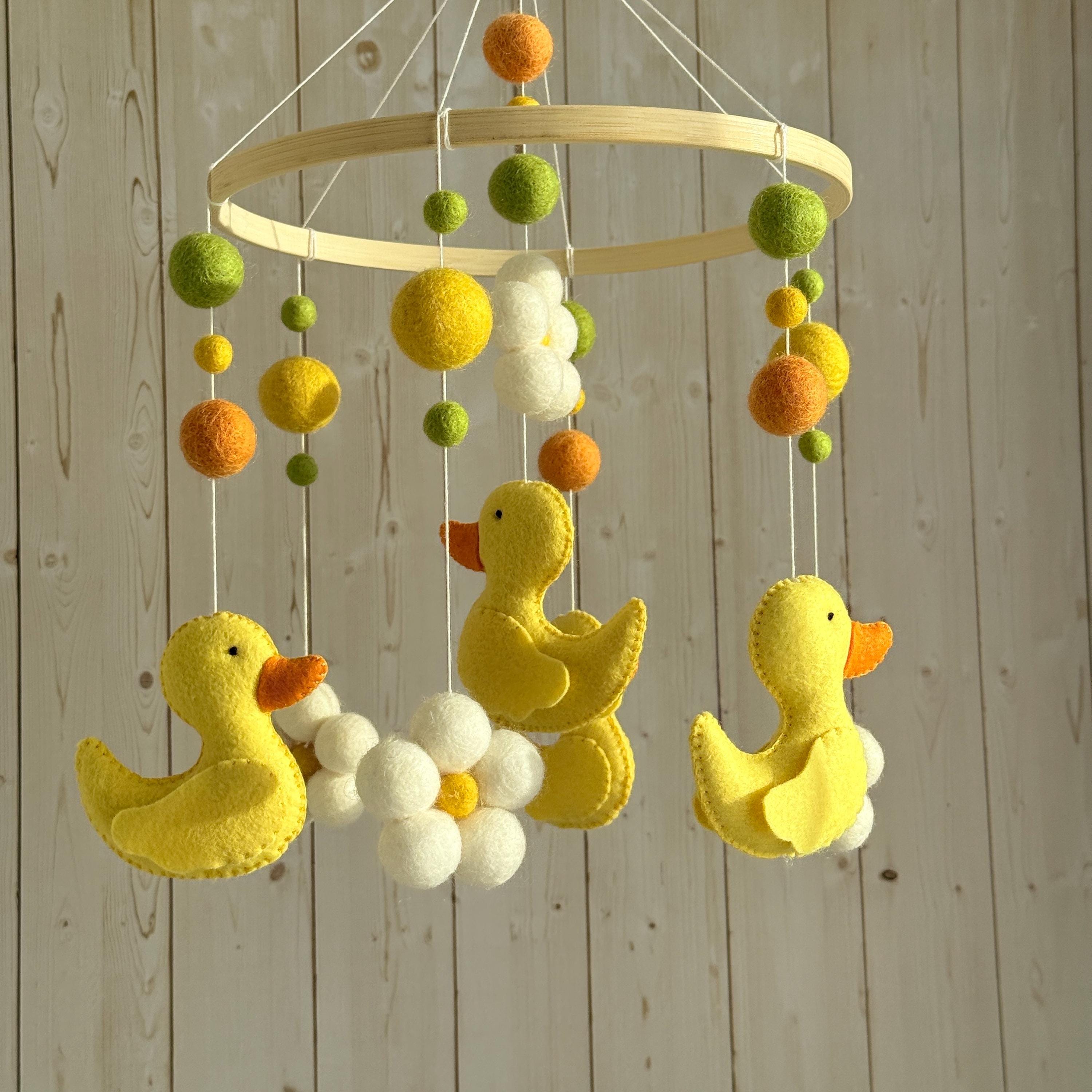 Yellow Duck Baby Mobile