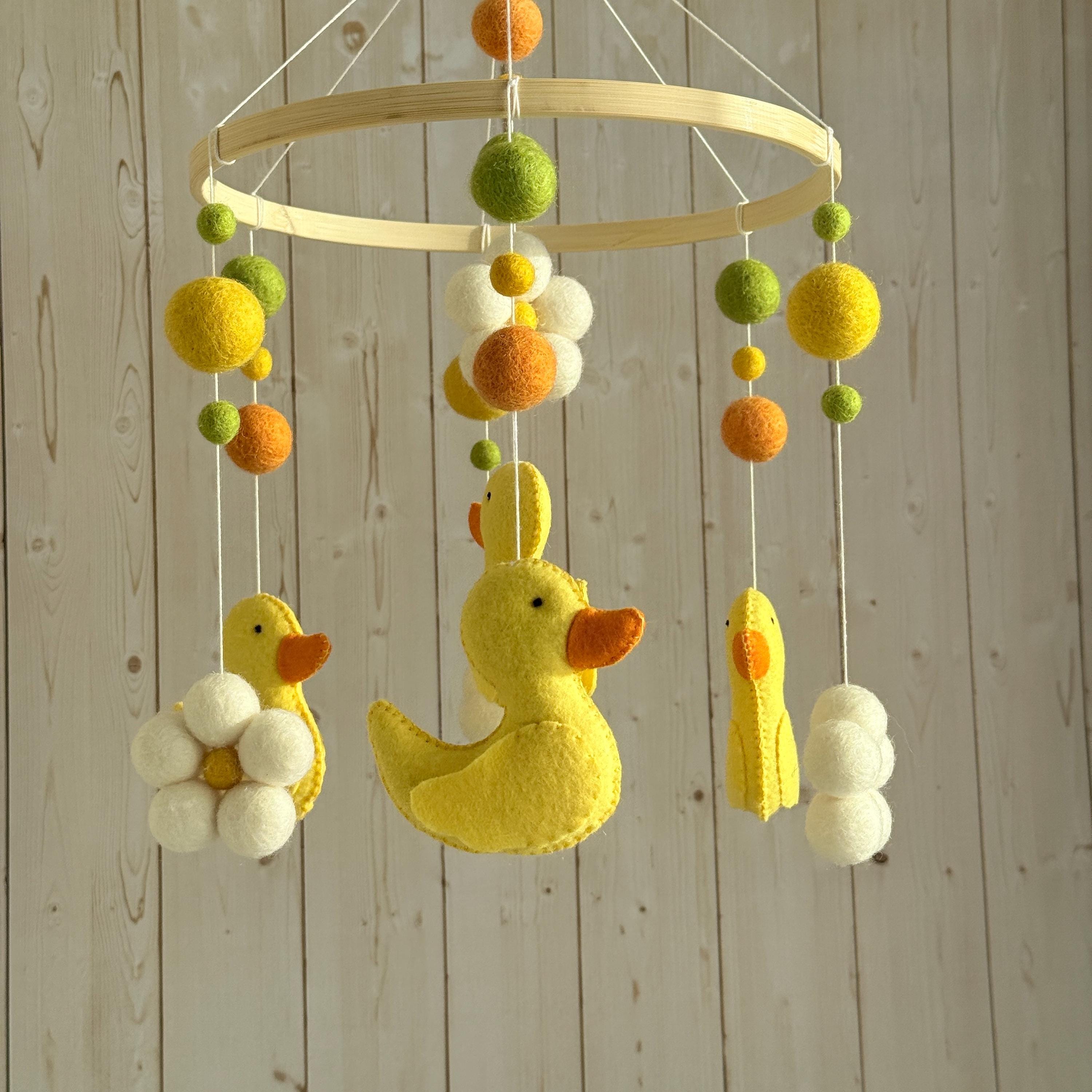 Yellow Duck Baby Mobile