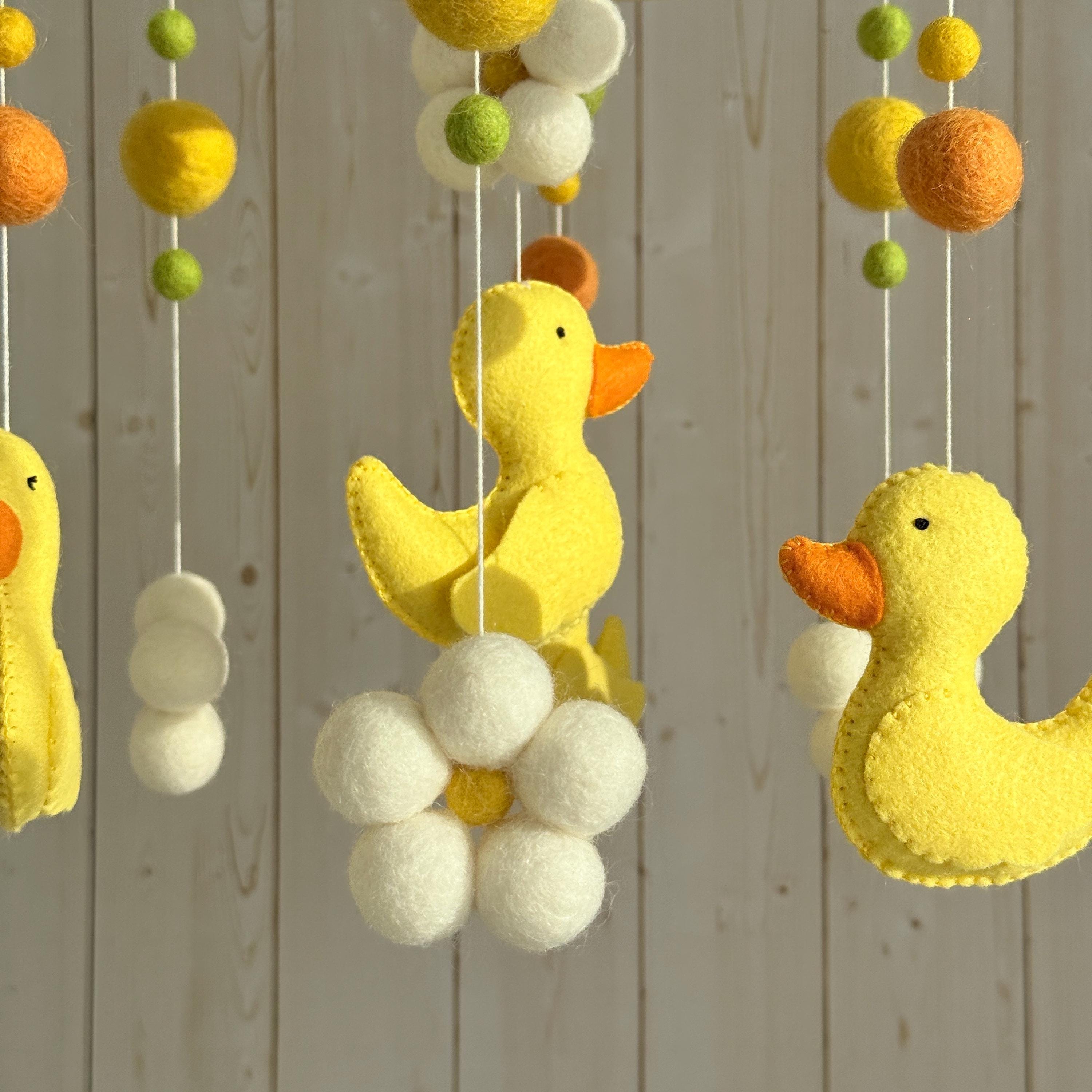 Yellow Duck Baby Mobile