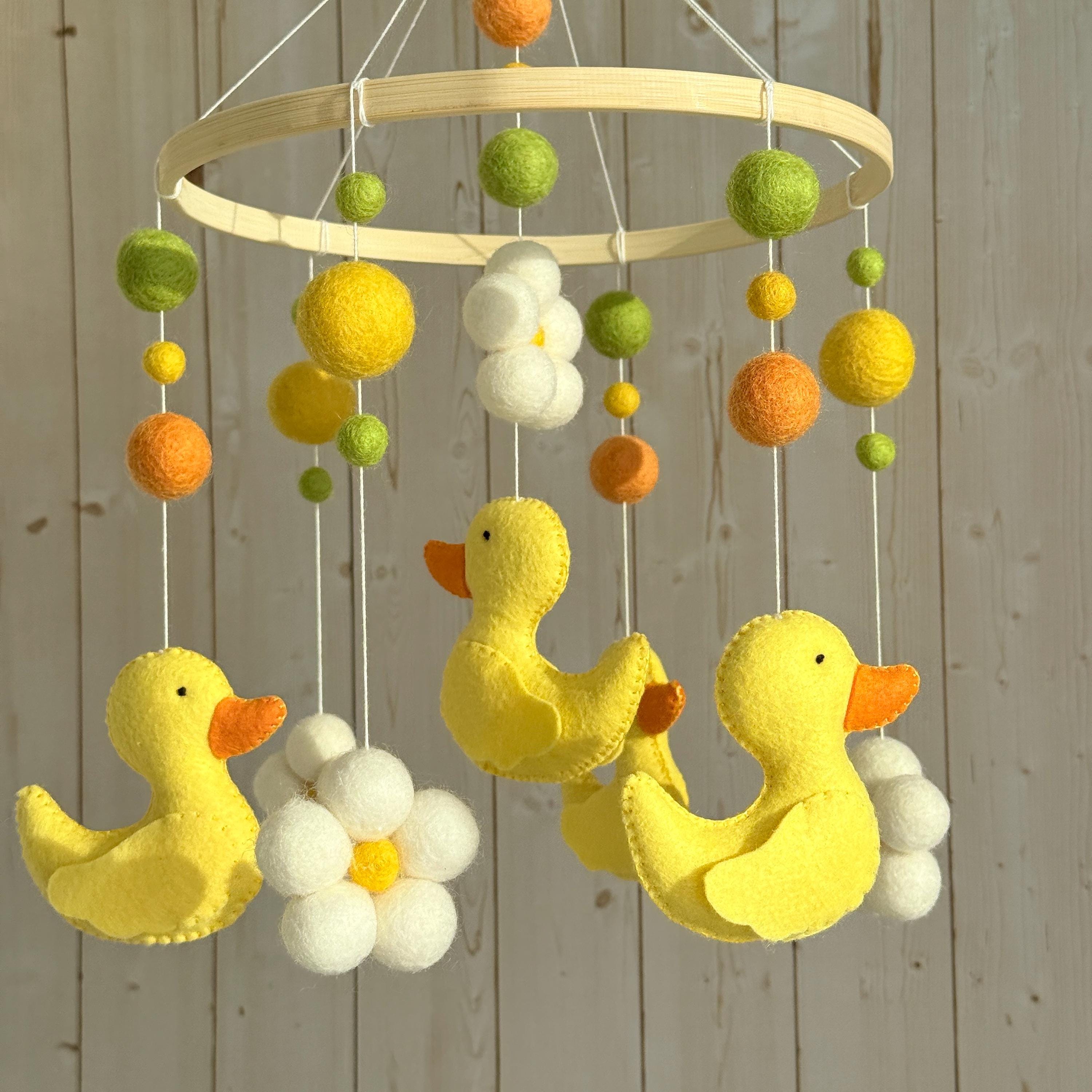 Yellow Duck Baby Mobile