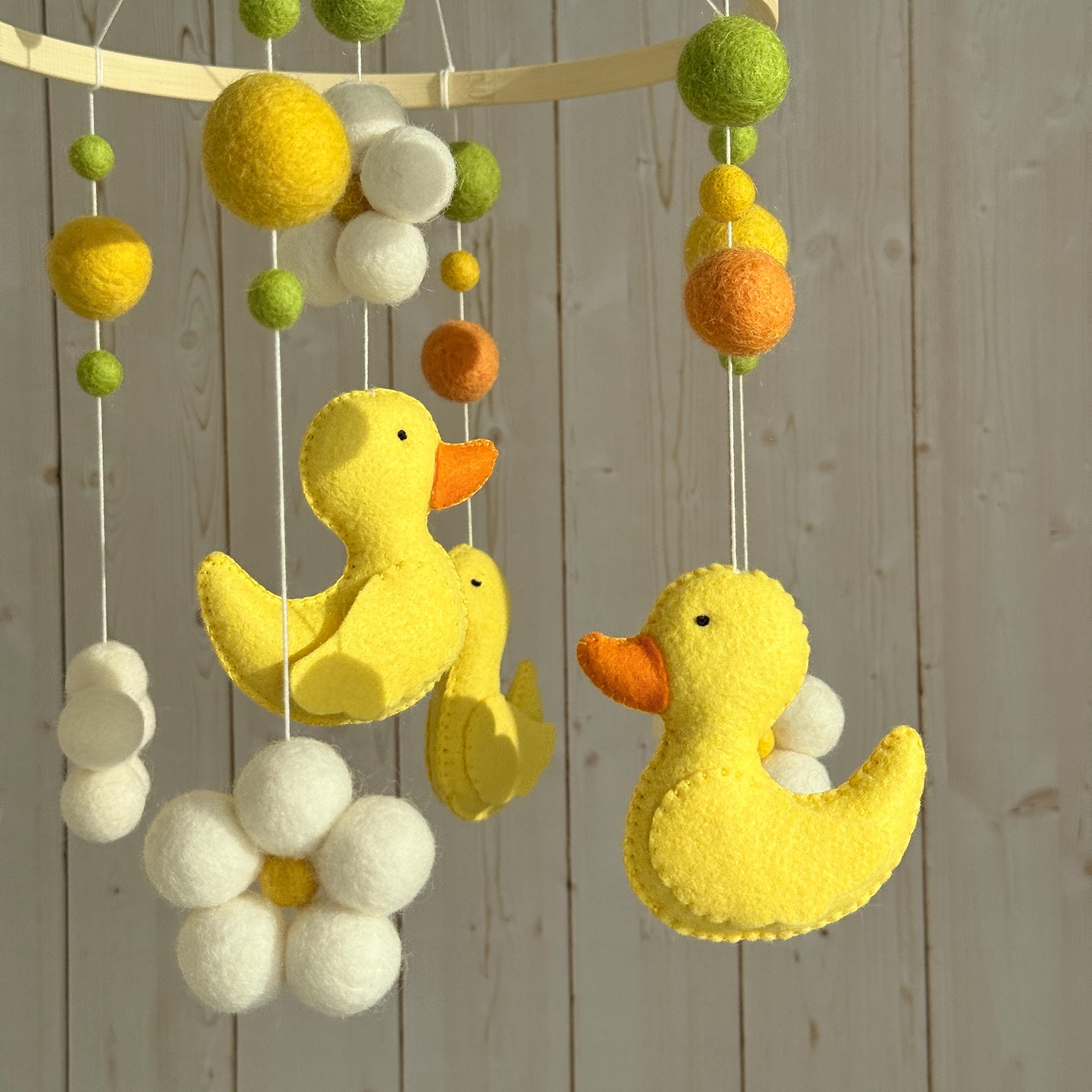 Yellow Duck Baby Mobile
