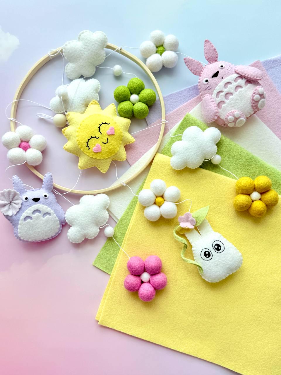 Kawaii Baby Mobile — Pink