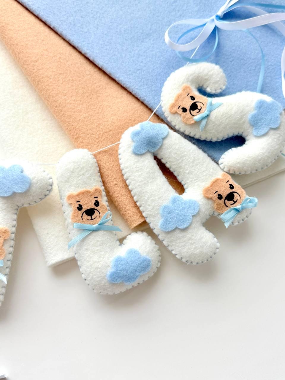 Name Banner — Pastel Bunting
