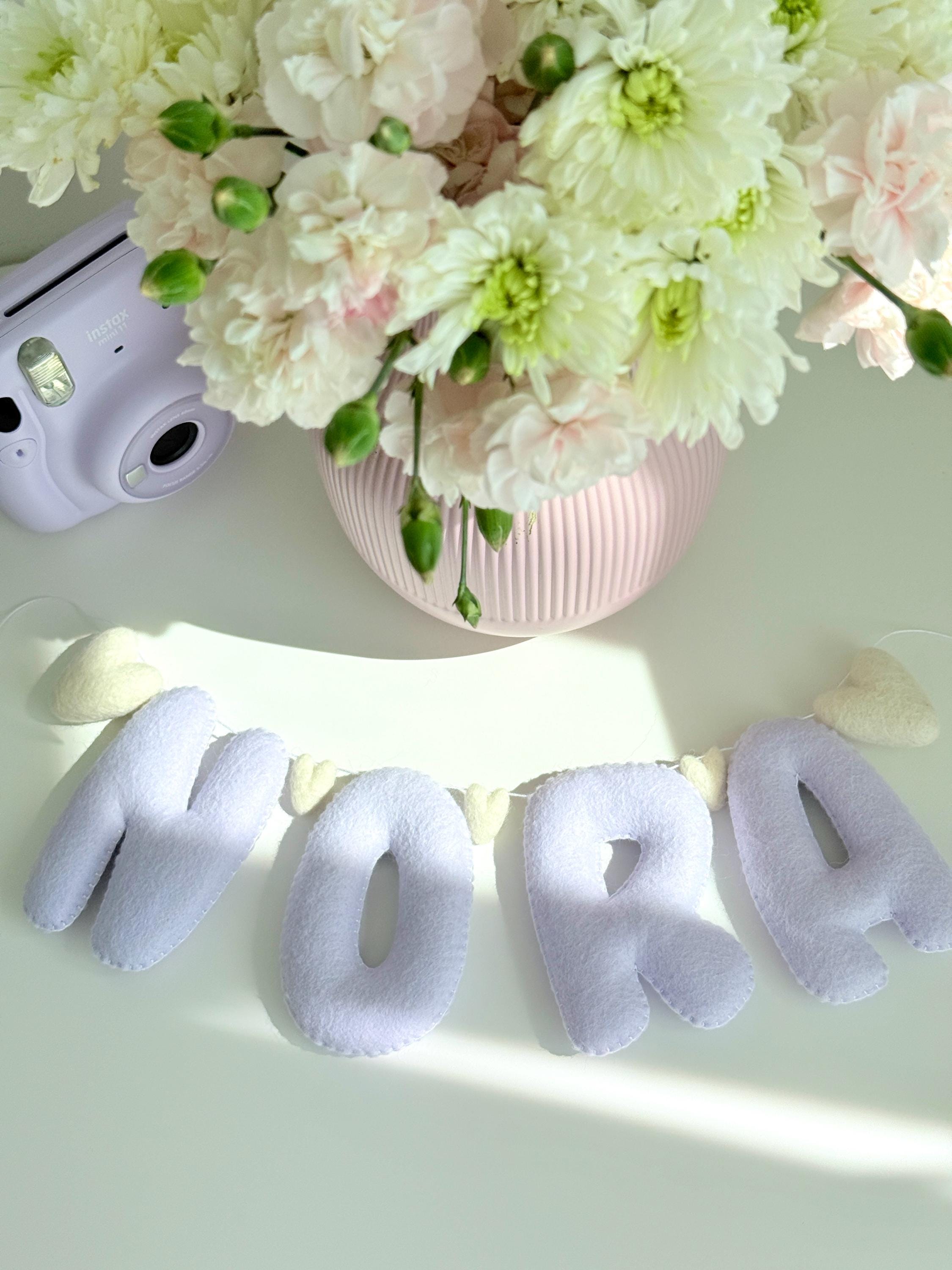 Name Banner — Wool Hearts