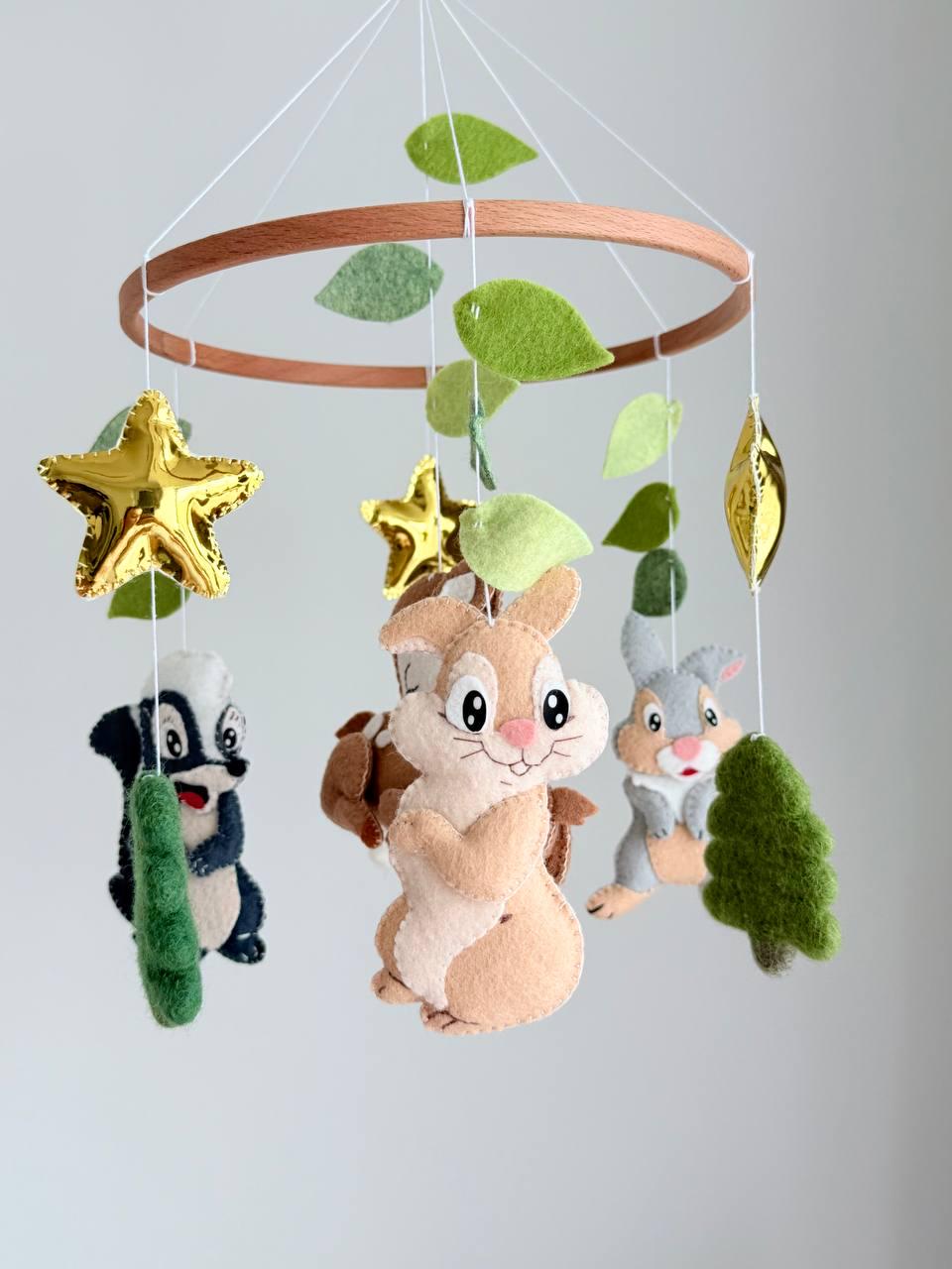 Woodland Mobile — Fox & Owl
