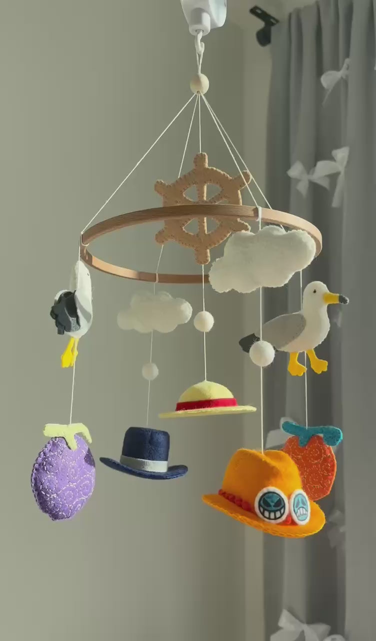 Pirate Brothers Baby Mobile